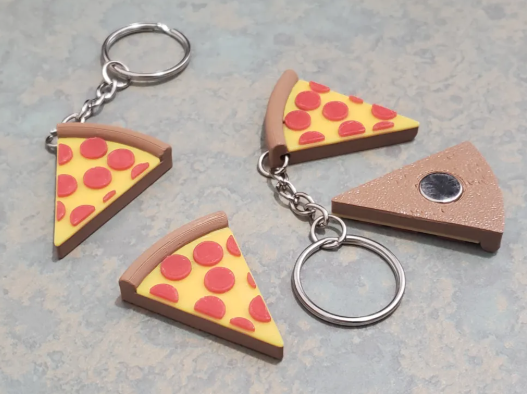 Pizza Anahtarlık ve Buzdolabı Süsü
